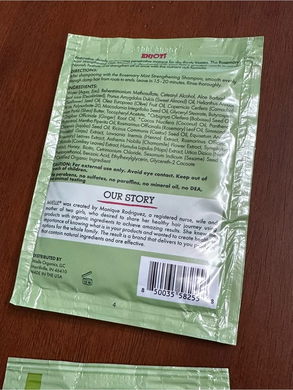 Mielle 4-Pack Rosemary Mint Strengthening Hair Masque